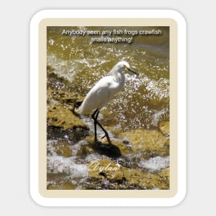 Egret Sticker